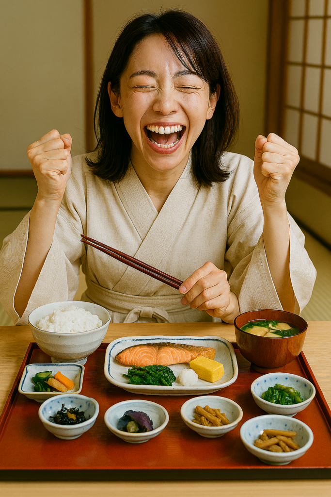AIが生成した手が3本ある朝食の画像