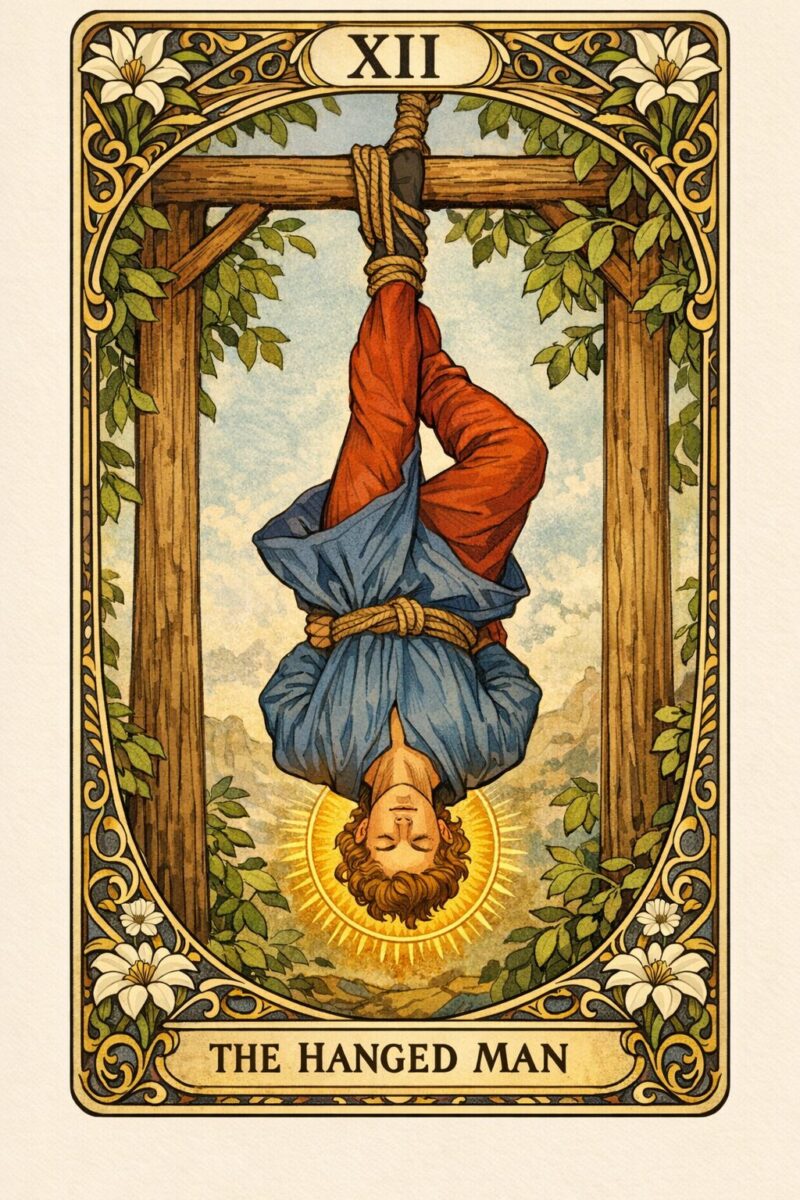 Copilotで生成した吊るされた男